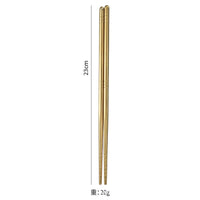 Baguettes Chinoises Acier Portable