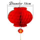 Boules Chinoises Papier Traditionnelle Rouge