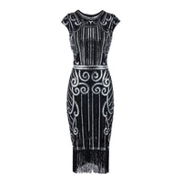 Robe Année 30 Gatsby Noire