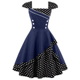 Robe Année 70 Pin-Up Rockabilly