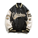 Varsity jacket cuir