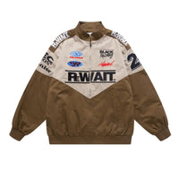 Embroidered racing jacket