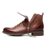 botte-annee-70-vintage-en-cuir-marron