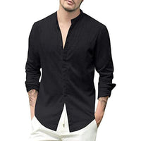 chemise-ample-decontractee-col-montant-manches-longues-annee-70