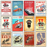 Affiche Course Automobile Année 70