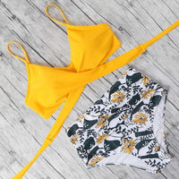 Bikini Hippie Printemps Jaune