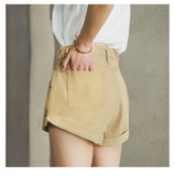 short-hippie-taille-haute-beige