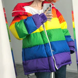 Manteau Hippie Arc-en-ciel