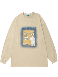 Pull Oversize Lapin Années 70