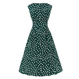 Tenue Robe A Pois Courte Genou Année 20