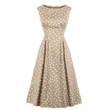 Tenue Robe A Pois Courte Genou Année 20