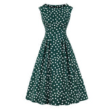 Tenue Robe A Pois Courte Genou Année 20