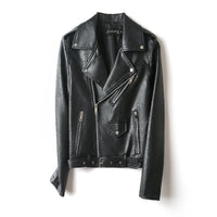 Veste Cuir Moto Femme Vintage