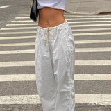 White track pants